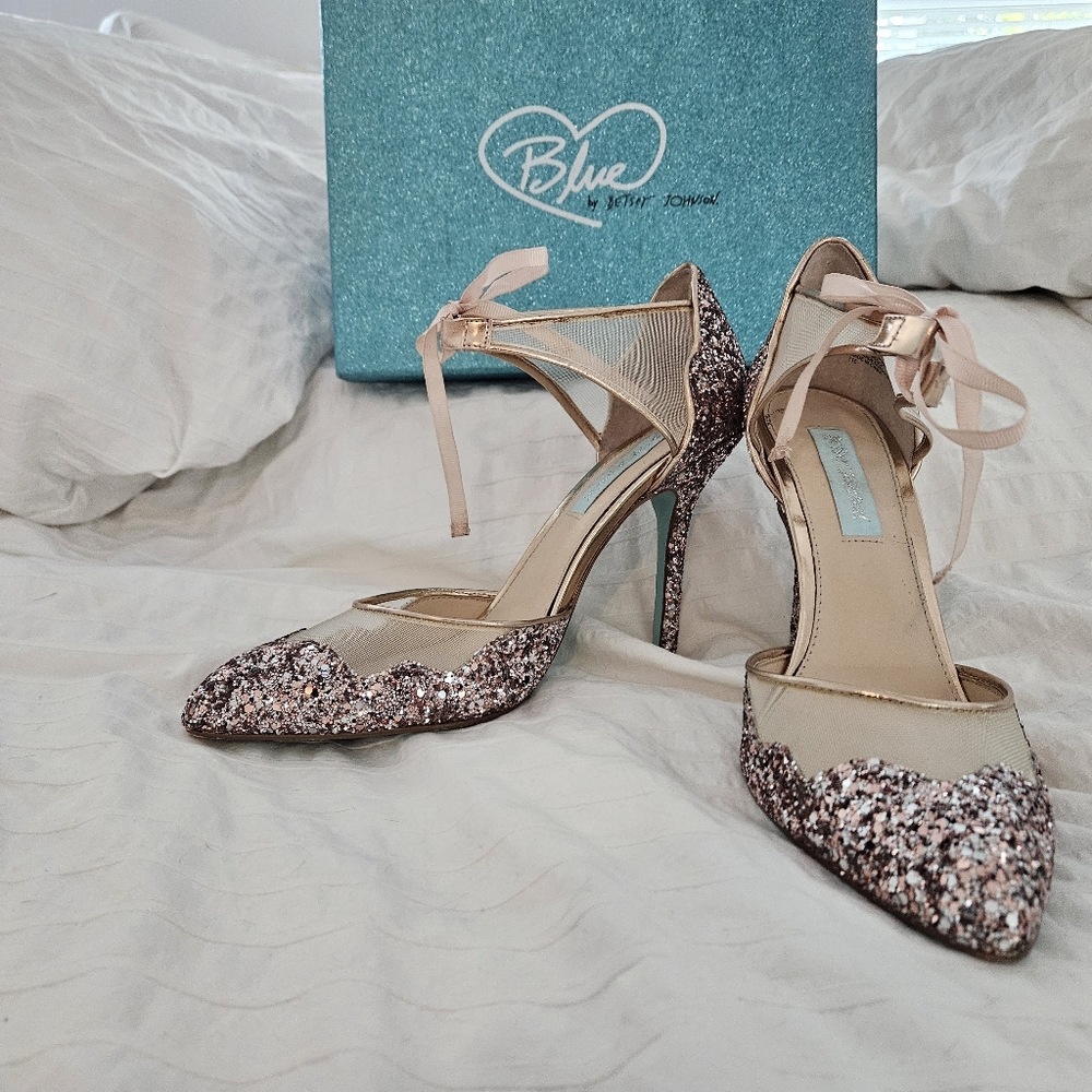 Sandal Betsey Johnson Blue Collection Shoes Betsey Johnson Blue